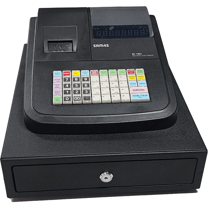 Caja registradora SAM4S ER-180U 57 mm. papel térmico cumple normativa factura simplificada