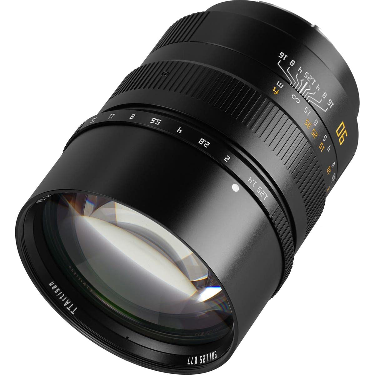 TTArtisan Lente de Cuerpo de Metal F/1.25 de 90 mm Compatible con Montura L, Color Negro
