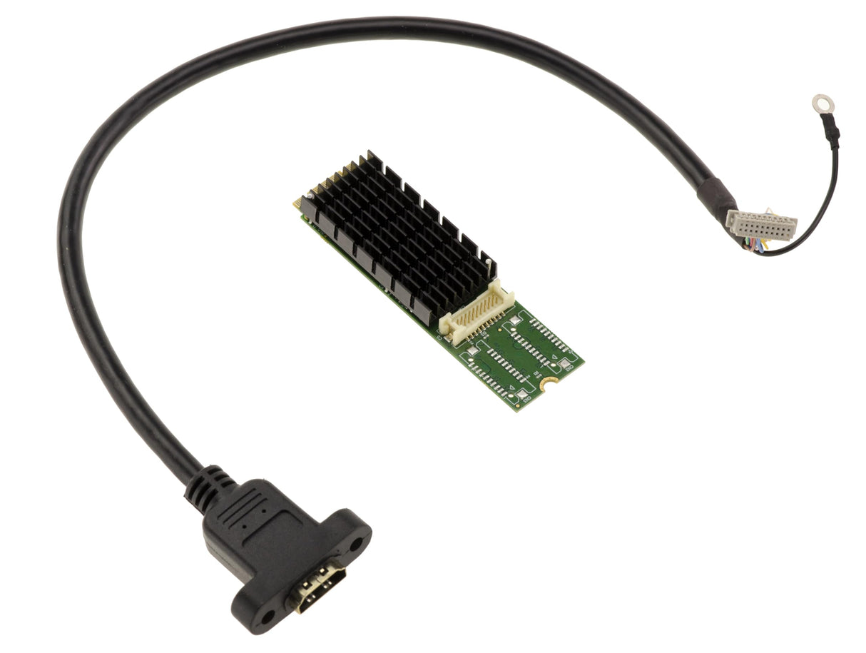 KALEA-INFORMATIQUE Tarjeta gráfica HDMI 4K UHD 3840x2160 en Puerto M2 M Key con chipset SiliconMotion SM768