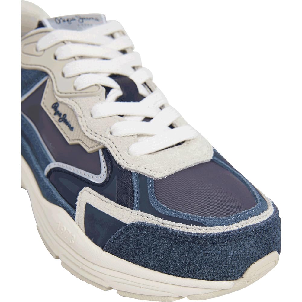 Pepe Jeans Dave Retro W, Sneak Mujer, Blue Navy, 38 EU