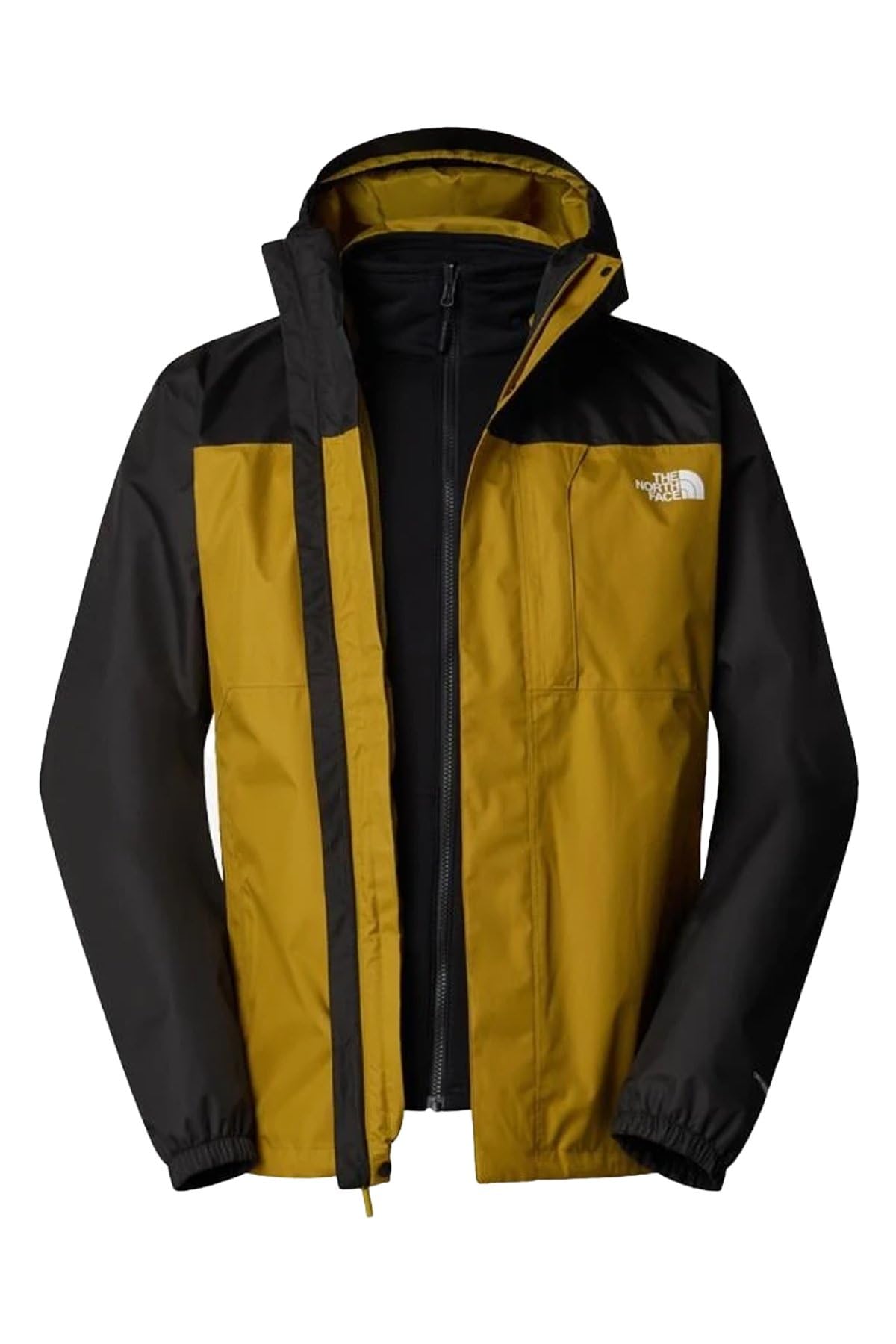 The North Face NF0A3YFH4OR1 M QUEST TRICLIMATE JACKET Jacket Hombre Verde ambra/nero tnf Tamaño XL
