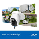 Tapo C660 Kit - Cámara de Seguridad WiFi 4K 8MP, Pan/Tilt 360°, Zoom Digital 18×, Visión Nocturna Color Starlight, Panel Solar, Batería 10 000mAh, Detección IA Gratuita, IP65