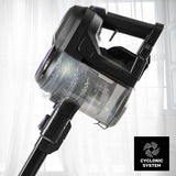 Taurus - Aspirador escoba HS-2900, 3-in-1: escoba eléctrica, de mano y vertical, Autonomía 50 min, Filtro EPA, Modo Eco y Turbo, Zapata con 2 cepillos intercambiables, Set accesorios, Negro