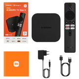TIPOW 𝐍𝐮𝐞𝐯𝐨 Mi TV Box S (2nd Gen), 4K Ultra HD Streaming Media Player, 2GB RAM 8GB ROM Smart TV Box ROM con Mando a Distancia IR, Dolby Vision，HDR10+,DTS-HD,Proyección inalámbrica