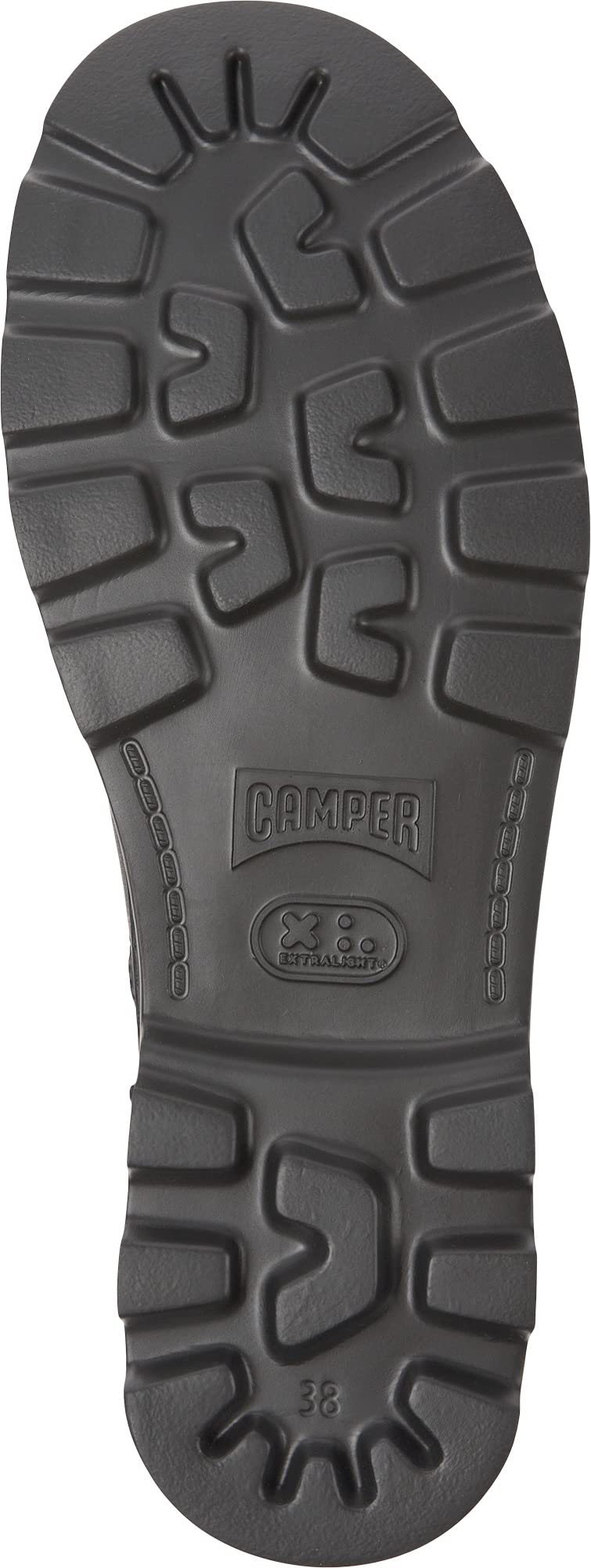 Camper Brutus K400325, Bota Media Pantorrilla, Mujer, Negro 004, 40 EU