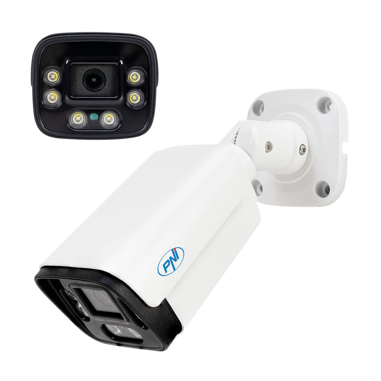 Paquete de videovigilancia NVR PNI House IP716 y 6 cámaras PNI IP125, 5MP