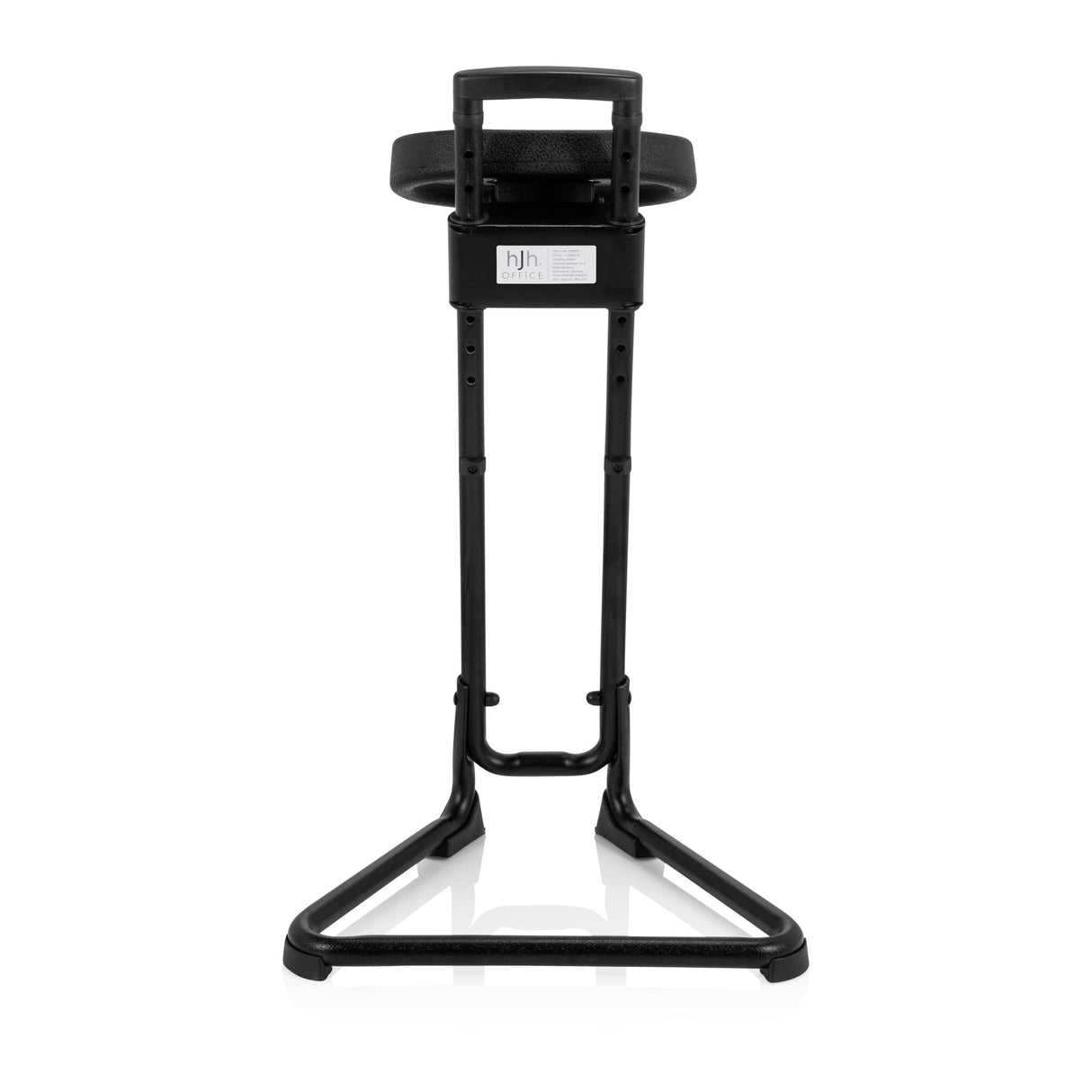 hjh OFFICE 830010 Silla de Trabajo Top Work 32 Espuma Duro Negro Bastidor metálico Estable Asiento inclinable, Talla única