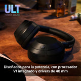 Sony ULT Wear, Auriculares inalámbricos Bluetooth con ULT Power Sound, Ultimate Deep Bass, Noise Cancelling, Calidad de Llamada nítida, hasta 30H de autonomía de batería, iOS y Android, Blanco Marfil