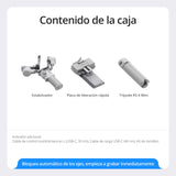 DJI RS 4 Mini, Estabilizador para cámaras Canon/Sony/Panasonic/Nikon/Fujifilm, Bloqueos de Ejes automáticos, Carga útil de 2 kg, Estabilizador de cámara, Grabación Vertical nativa