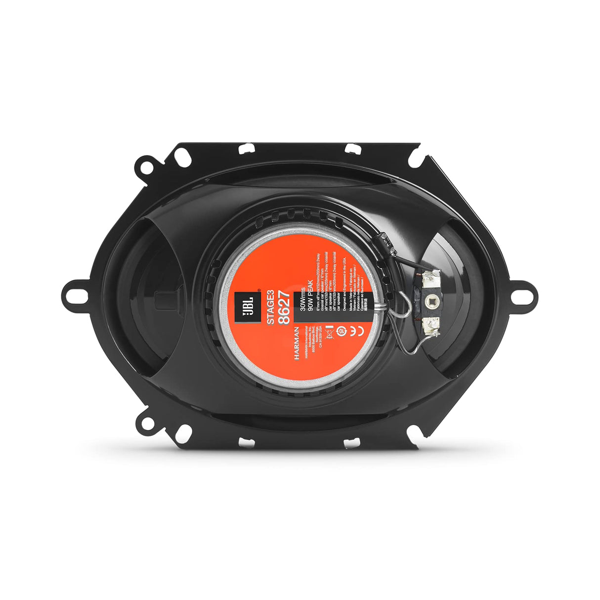 JBL Stage3 9637 - Juego de altavoces coche de 3 vías de Harman Kardon - echo auto ovalada de 375 vatios de 6" x 9" (152 mm x 230 mm)