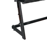 Ibiza - DS20 - Soporte DJ Profesional Ajustable - Funda de Transporte incluida - Negro