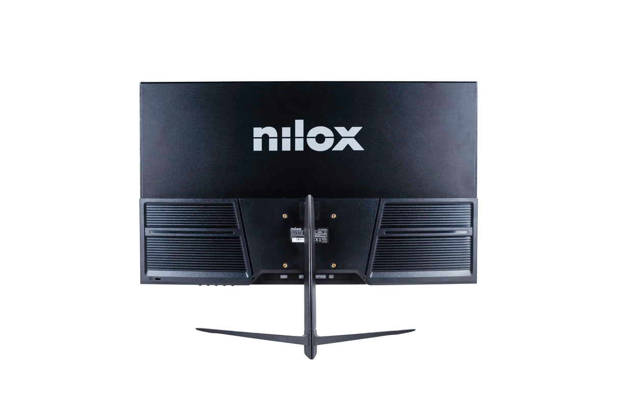 Nilox NXM27FHD111 Monitor 27 Pulgadas, FHD 1920x1080, Pantalla Gaming 1ms, Pantalla Ordenador con Soporte VESA 100x100mm, Tecnología IPS, Conexiones HDMI y DP