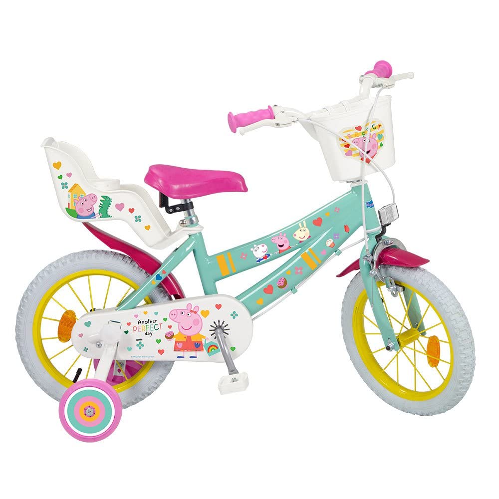 TOIMSA Bicicleta 14" Peppa Pig 4/6 AÑOS