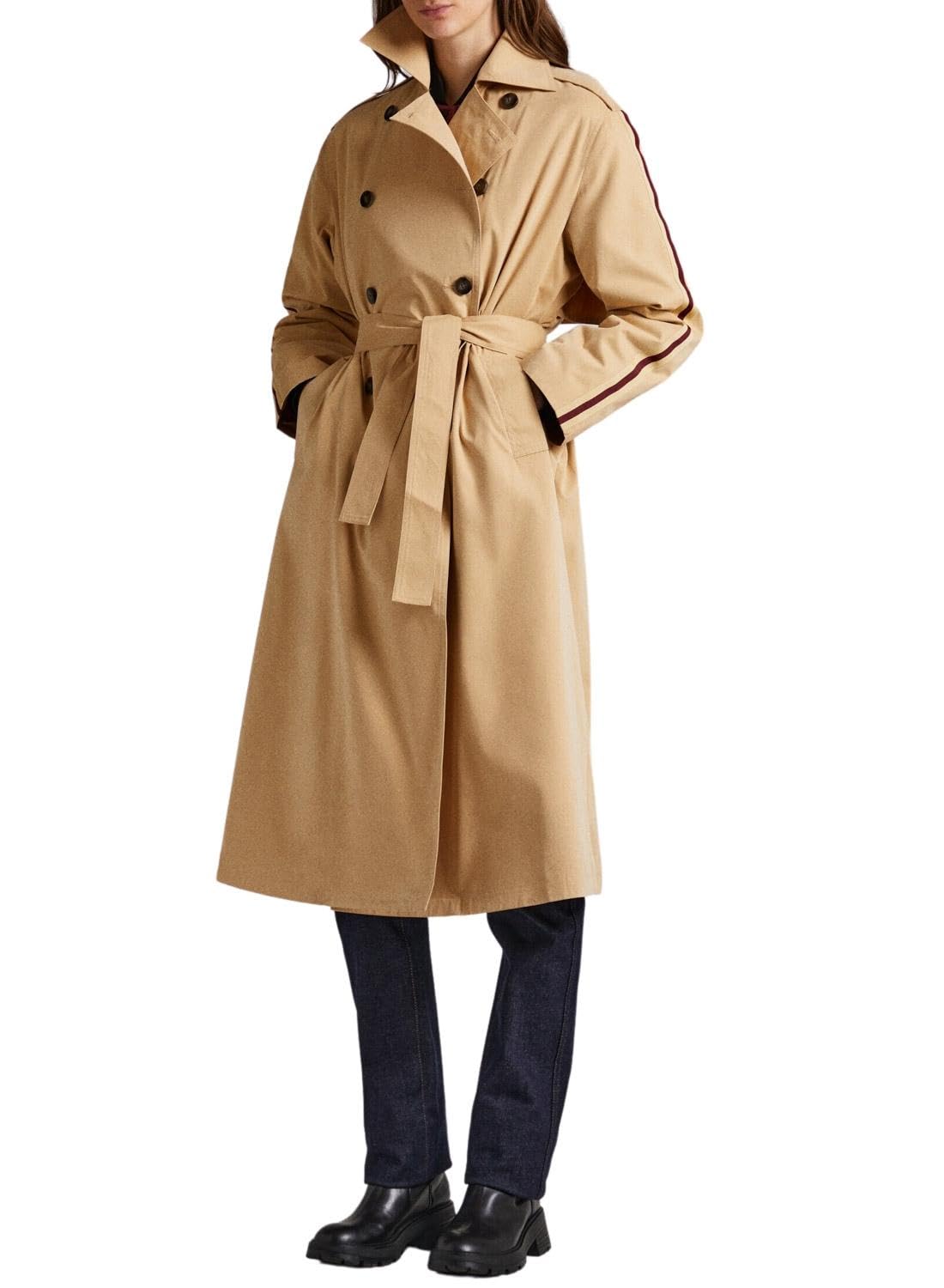 Pepe Jeans Marla Jacket, Marrón (Camel), M para Mujer