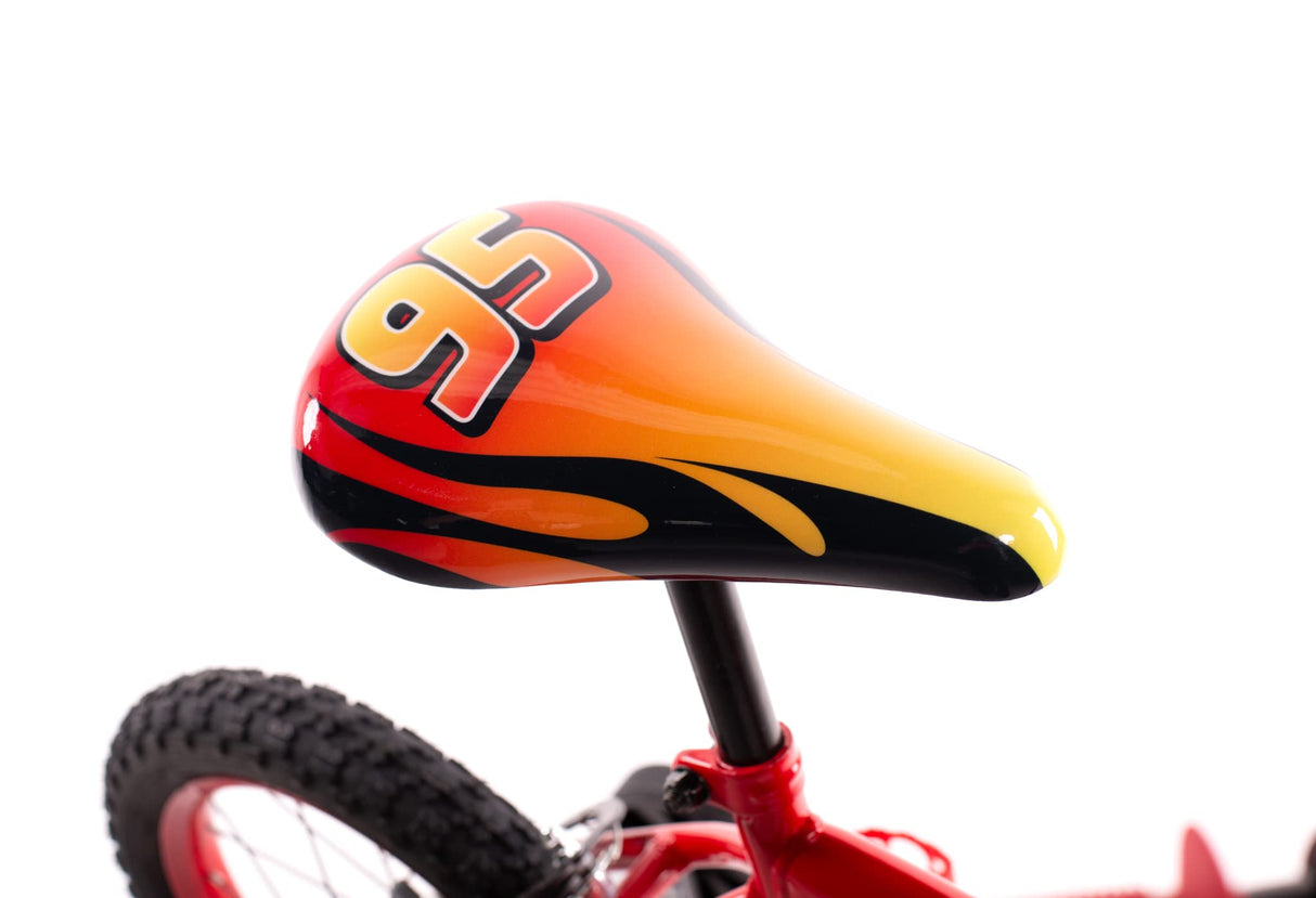 Huffy Bicicletta Pollici Bicicleta de 14 Pulgadas Disney Cars Luxury, Unisex-Baby, Rojo