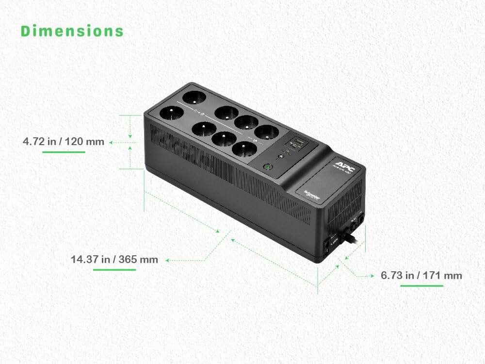 APC Back-UPS 500VA 8 French 230V