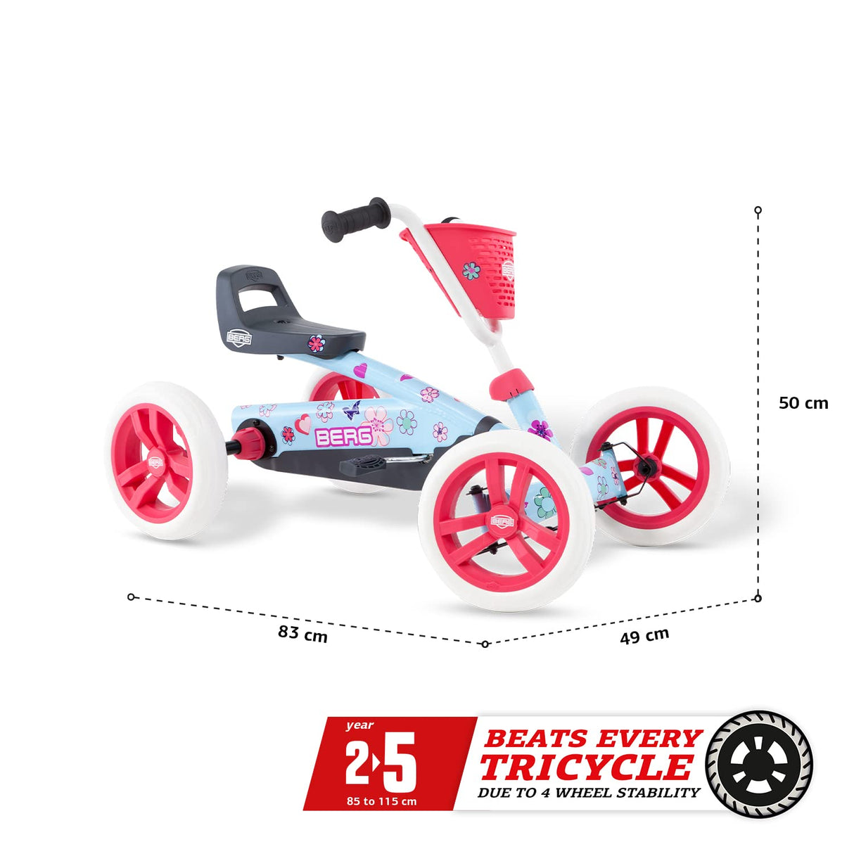 Berg Coche infantil a pedales Buzzy Bloom (24.30.02.00)