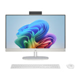 HP 27-cr2002ss - Ordenador de 27" Full HD con Cámara, Teclado y Ratón Inalámbricos (Intel Core Ultra 5 225U, 32GB RAM, 1TB SSD, Intel UHD Graphics, Windows 11) Blanco - Teclado QWERTY Español