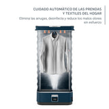 Rowenta Care For You First - Robot de planchado 1500 W, bajo consumo energético, elimina arrugas, desinfecta, refresca y elimina olores, hasta 3 prendas, diseño compacto, incluye accesorios, YR2020