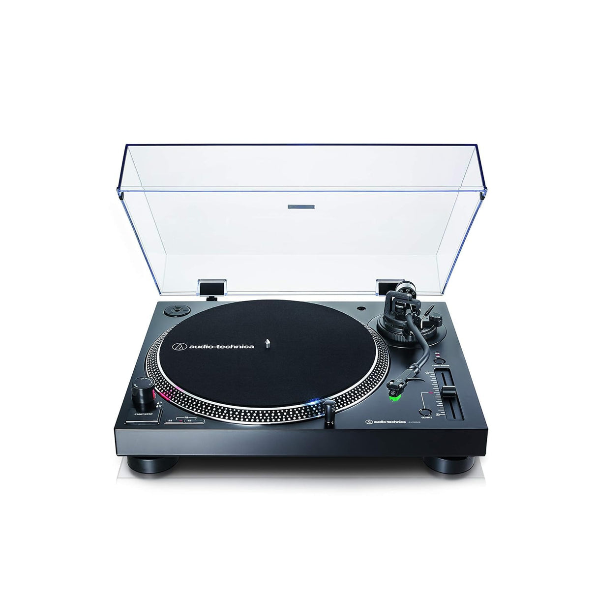 Audio-Technica LP120XUSBBK Giradiscos de Tracción Directa (Analógico y USB) Negro