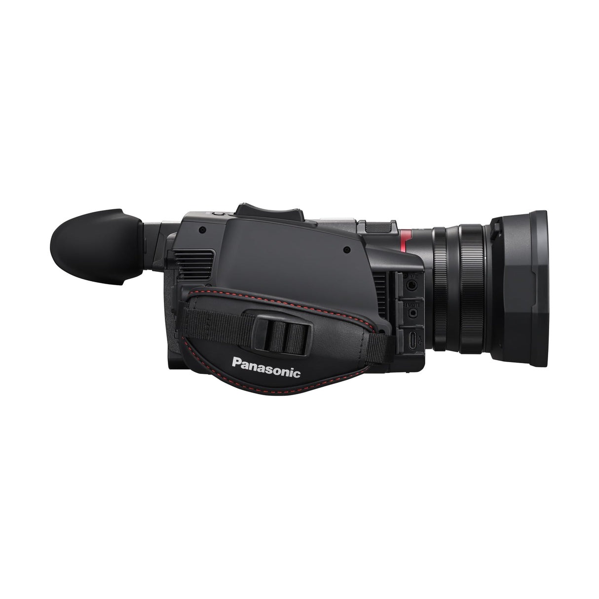 Panasonic HC-X1600E 4K 60p Videocámara Profesional con Lente Gran Angular de 25 mm, Zoom Óptico de 24x, OIS Híbrido de 5 Ejes, Wi-Fi, USB PD, Negra