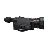 Panasonic HC-X1600E 4K 60p Videocámara Profesional con Lente Gran Angular de 25 mm, Zoom Óptico de 24x, OIS Híbrido de 5 Ejes, Wi-Fi, USB PD, Negra