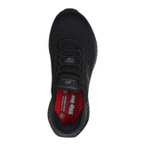 Skechers Tilido Ombray, Botas de construcción Mujer, Black Textile/Synthetic, 38 EU