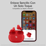 Beats Studio Buds – Auriculares intraurales Totalmente inalámbricos con cancelación del Ruido – Auriculares Bluetooth Resistentes al Sudor, compatibles con Apple y Android – Rojo