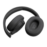 JBL Auriculares Tune 720 BT, inálambricos por Bluetooth, 76 horas de reproducción con JBL Pure Bass, plegables, negro