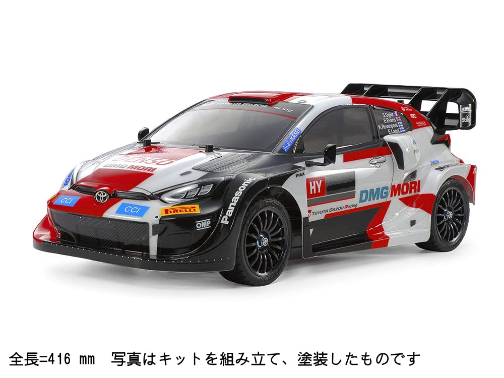 Tamiya 58716 1:10 RC Toyota Yaris Rally 1 Hyb. TT-02 - Coche teledirigido, vehículo, modelismo, ensamblaje, Hobby, Kit RC, sin Pintar