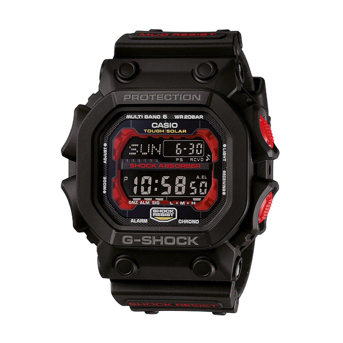 Casio Reloj Unisex Digital Solar con Correa de Resina GXW-56-1AER