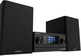 Kenwood M-9000S-B - Micro Sistema Hi-Fi con CD, Dab +, Radio por Internet, Spotify, FM, Bluetooth, USB y Gran Pantalla a Color TFT