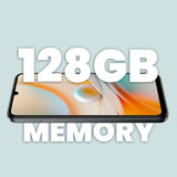 SPC Discovery 3 - Smartphone 6,8” IPS 120Hz | 128GB Memoria Interna y 4GB RAM | 50MP Dual CAM AI | NFC y Biometría | Android 14 | Batería 5000mAh con Carga rápida – Color Dark Matter