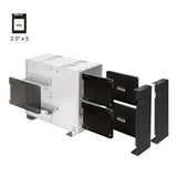 Silverstone RM42-502, Chasis de Servidor de Montaje en Rack de 4U, 240mm AIO, USB Tipo-C, Cerradura Kensington, SST-RM42-502B