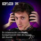 Sony INZONE H9, Auriculares inalámbricos Noise Cancelling Gaming, 360 Spatial Sound, cómoda sujeción, 32 Horas autonomía, Baja latencia, micrófono Boom de Calidad, Compatible con PC y PS5