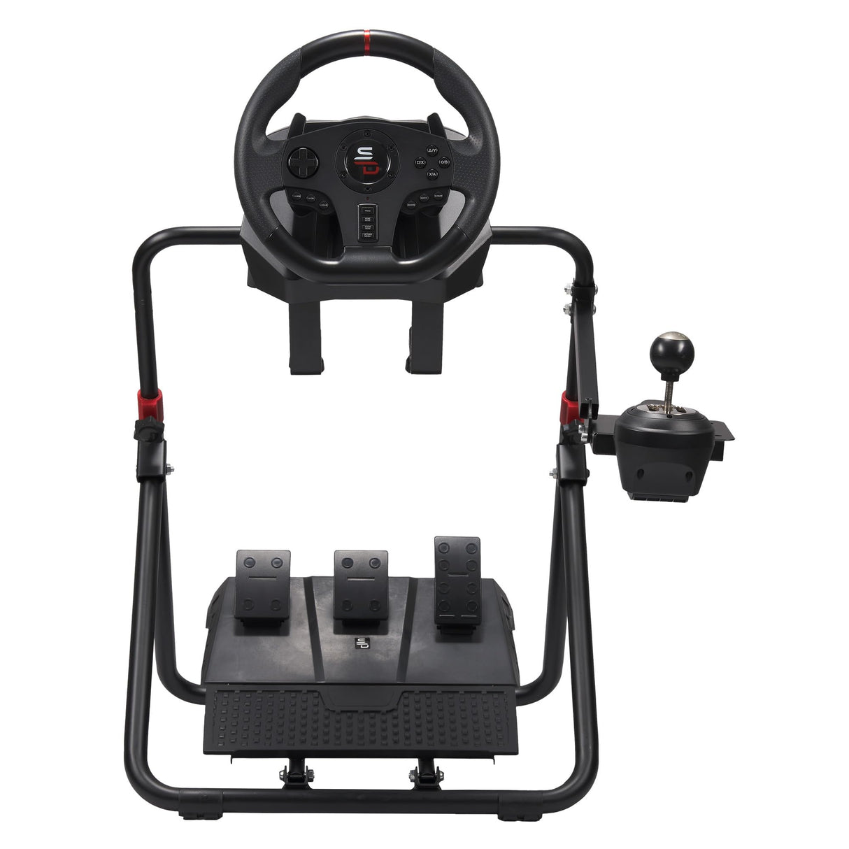 Superdrive - Cockpit de simulacion Soporte para volante, y palancas de cambio compatibles GS850-X, Logitech G29 / G27 y Thrustmaster