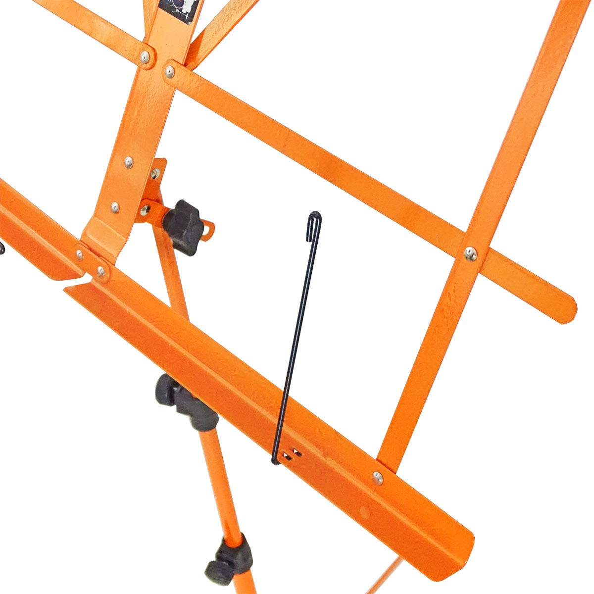 Keepdrum MUS2OR - Atril para partituras (incluye funda y 2 imanes), color naranja