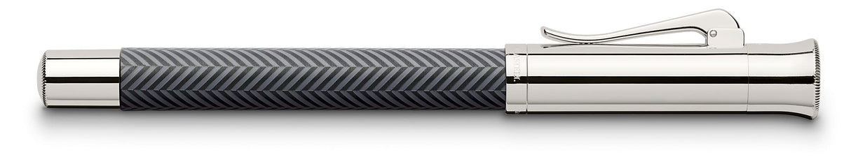 Graf von Faber-Castell 146703 Guilloche Ciselé - Pluma estilográfica (1 unidad), color antracita