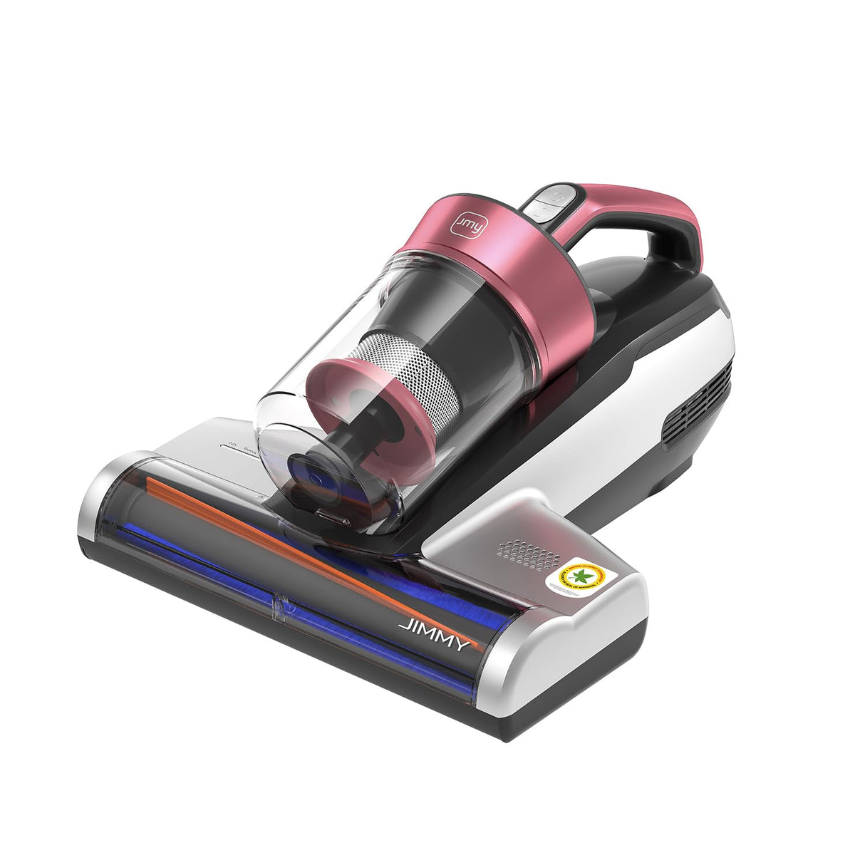 Jimmy BX5 Pro Aspiradora Antiácaros con Luz UV, 500W y 15Kpa Aspirador de ácaros para Alérgicos, Tecnología Ultrasónica, Doble Filtrado Ciclónico y Vibración, Apto para Cama y Colchón, Sofá