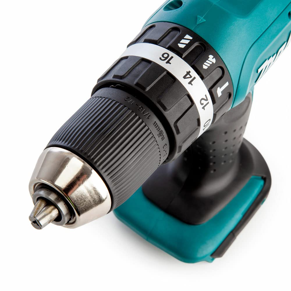 Makita DHP453RFX4 Taladro Percutor Batería 18V LXT 42Nm 2x3.0Ah 74 Accesorios