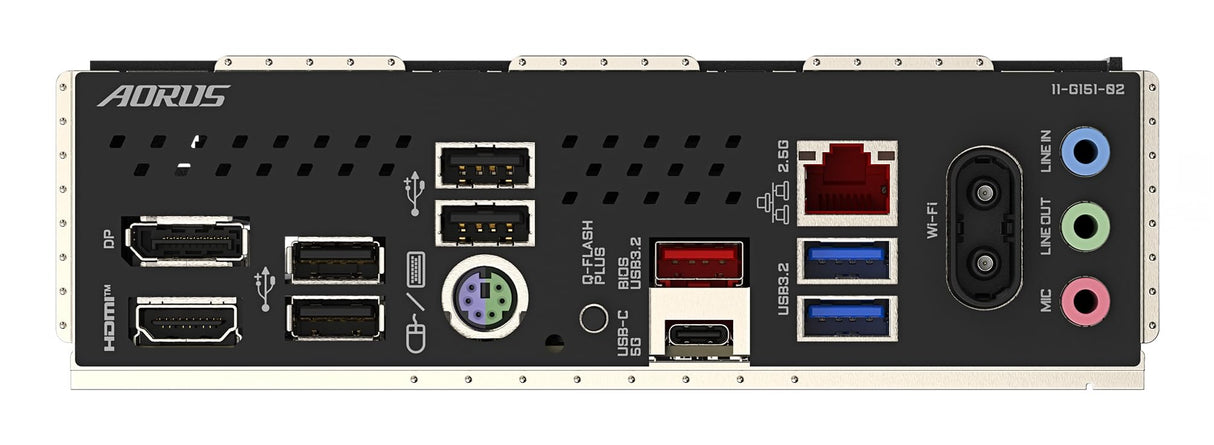 GIGABYTE B840M AORUS Elite WIFI6E Placa Base – Procesadores AMD Ryzen 9000, VRM de 10+2+2 Fases, hasta 8200 MHz DDR5 (O.C.), 2 x M.2 PCIe 4.0, Wi-Fi 6E, LAN 2.5 GbE, USB 3.2 Gen 2
