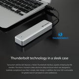 Transcend JetDrive 825 Disco Duro Interno SSD con Thunderbolt Externo para MacBook de 480GB, PCIe Gen3 x2
