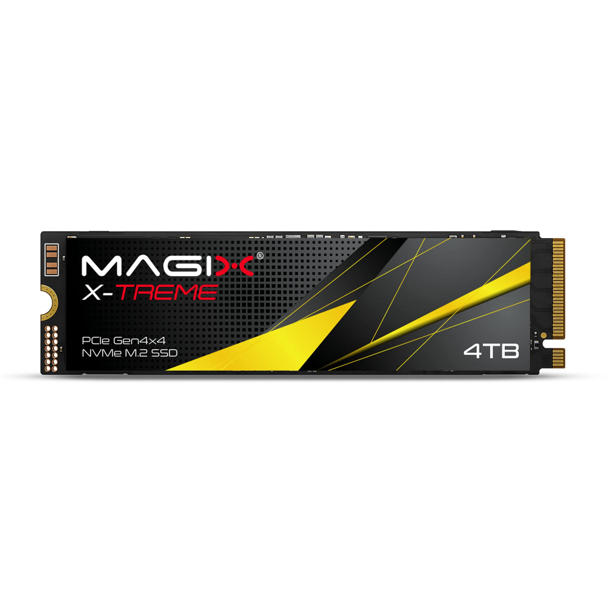 Magix SSD M.2 Gen4x4 4TB X-Treme, Velocidad de Lectura/Escritura de hasta 7200/6800 MB/s, NVMe 3D NAND