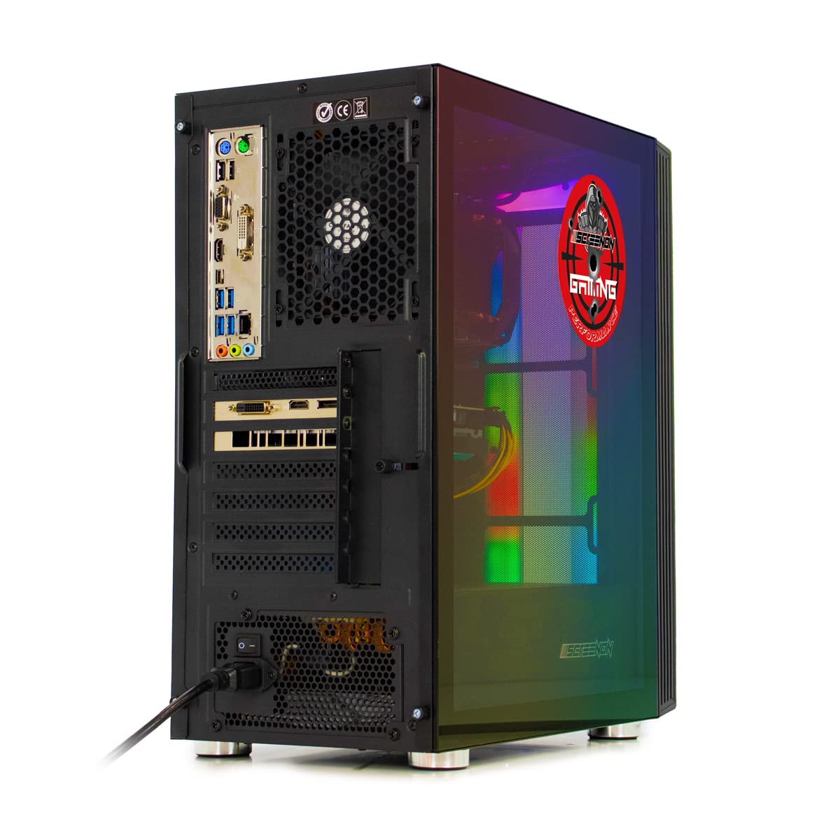 ScreenOn - Ryzen 7 5700G - 500GB SSD - RTX 3060 - Game PC A40133 - WiFi - Windows 11 Pro