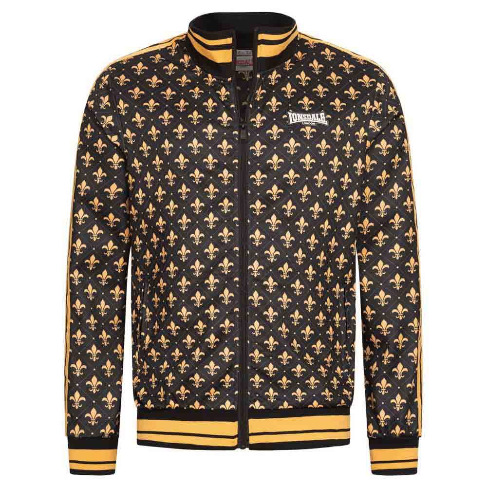 Lonsdale Boswall Chándal, Negro/Amarillo/Blanco, S Hombres