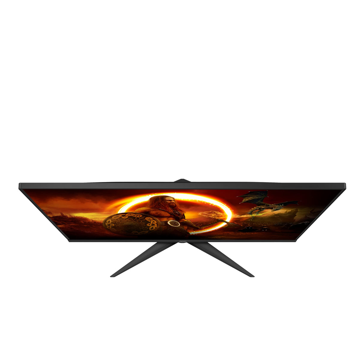AOC Monitor Gaming 24G2SU- 24" Full HD, 165Hz, 4ms, VA, FreeSync Premium, FlickerFree, Low Blue Light , Ajustable en altura (1920x1080, 350cd/m, HDMI 2x1.4, Displayport 1x1.2)