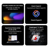 XIAOMI Pad 7 - Tablet de 11,2" 3,2K (Snapdragon 7+ Gen 3, 8GB RAM, 128GB ROM, 4 Altavoces, WiFi 6E, batería de 8850 mAh, Cargador no Incluido), Azul (Versión ES)