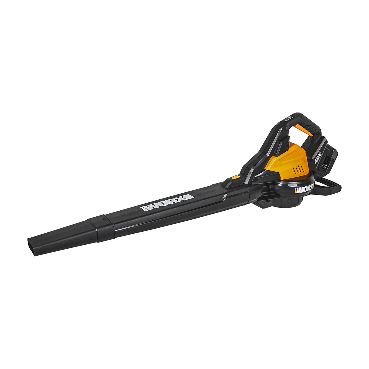WORX Aspirador de Hojas 40V Máx. 2x20V | WG583E.9 | PowerShare | Sin batería ni Cargador |2 en 1 Recoger y aspirar – Bolsa de 35 L | Incluye Toberas | Ligero