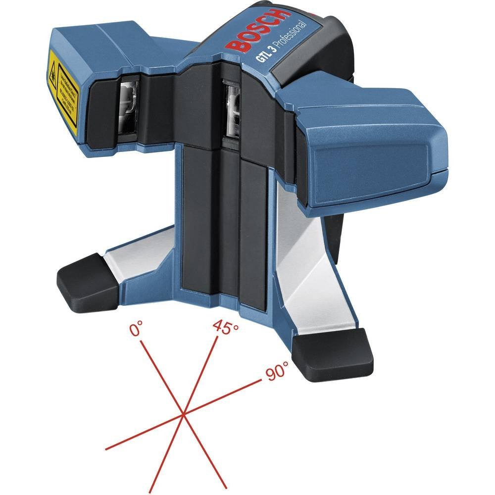 Bosch Professional GTL 3 - Nivel láser para alicatar (alcance 20 m, 3 líneas, con funda)