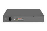 DIGITUS Inyector PoE+ - 8 Puertos RJ45 - Gigabit - IEEE802.3bt - presupuesto PoE 250W - tensión de Salida 54VDC - 10/100/1000 Mbit/s - Alcance 100m - Plug & Play - Negro